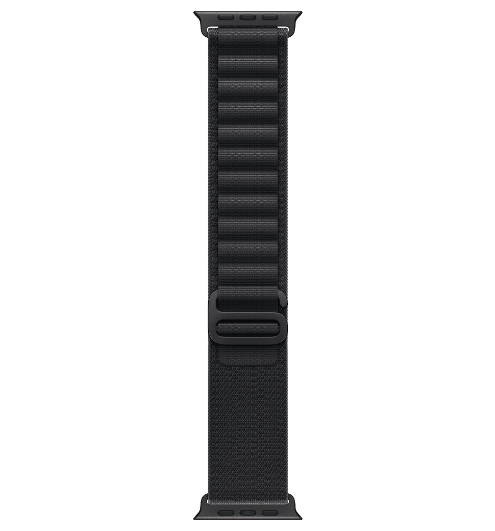 Apple Watch Ultra 3 GPS + Cellular 49mm Black Titanium Case with Black Alpine Loop - Large (MF0X4)